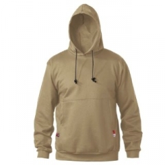 FR Fleece Hoodie - Khaki/Tan 10.5 oz. Indura UltraSoft Fabric